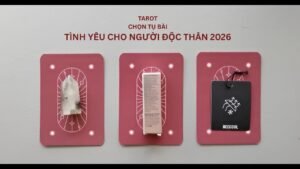Leia mais sobre o artigo tarot: chọn tụ bài: tình yêu cho người độc thân 2026