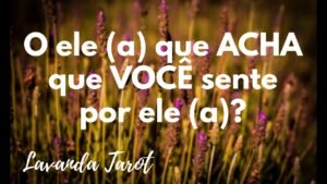 Leia mais sobre o artigo #tarot 💜🪻O ele (a) que ACHA que VOCÊ sente por ele (a)?💜🪻