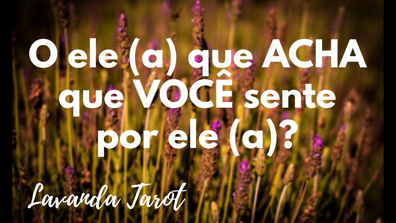 Leia mais sobre o artigo #tarot 💜🪻O ele (a) que ACHA que VOCÊ sente por ele (a)?💜🪻