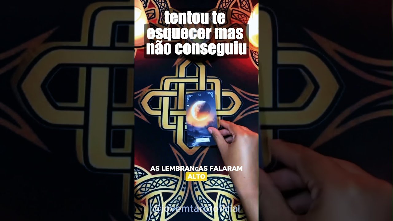 No momento, você está visualizando tentou te esquecer mas não conseguiu – Tarot de hoje #tarot