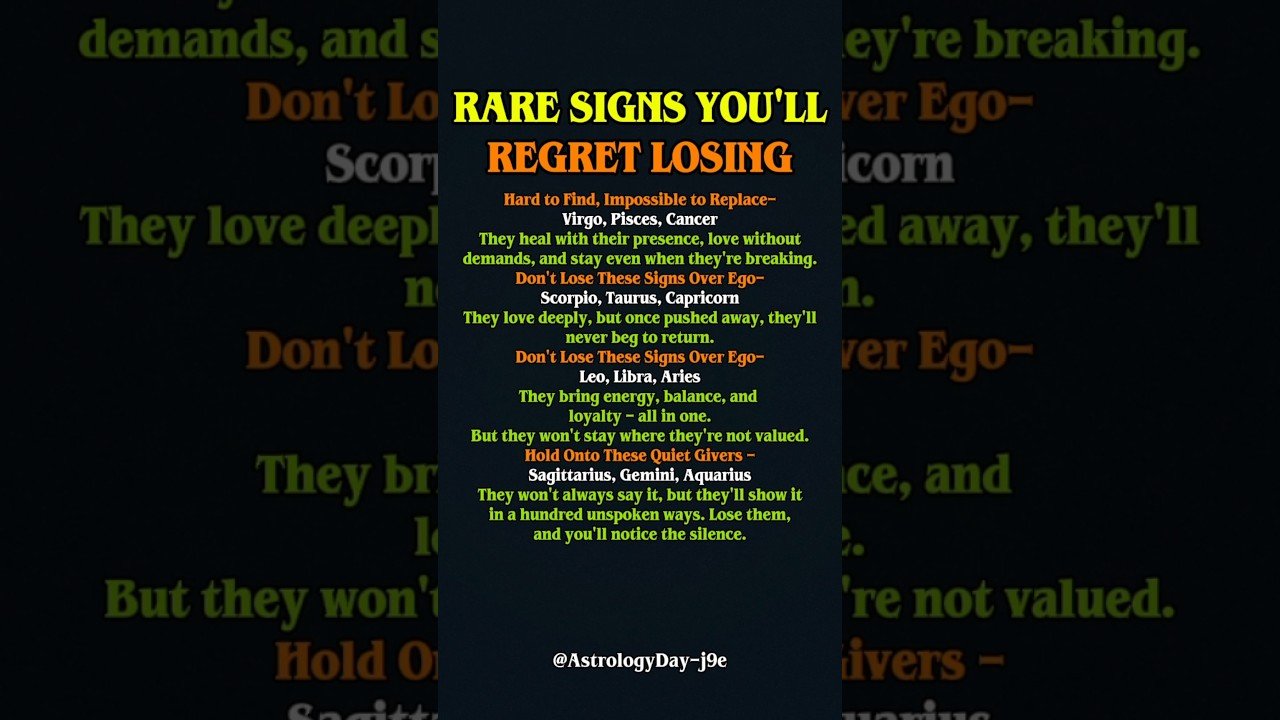 No momento, você está visualizando These Rare Zodiac Signs Will Shock You 😳 #zodiac #zodiacsigns #astrology #horoscope #tarot