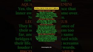 Leia mais sobre o artigo These Zodiac Signs Never Break 😤 #zodiac #zodiacsigns #astrology #horoscope #tarot