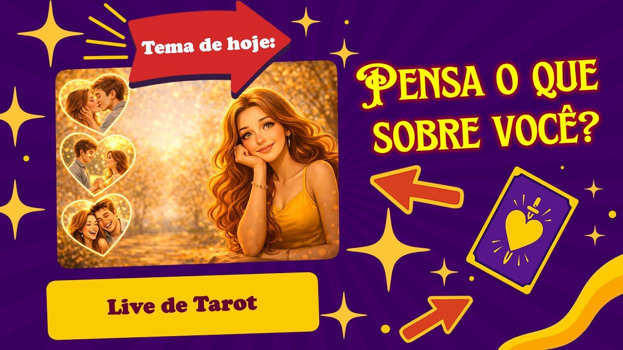 No momento, você está visualizando TRÊS PENSAMENTOS DA PESSOA AMADA SOBRE VOCÊ. Live coletiva + paga #tarot