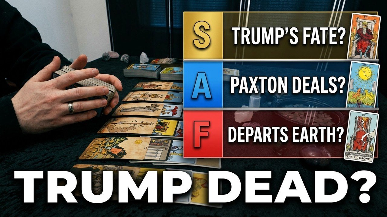 No momento, você está visualizando TRUMP DEPARTS EARTH IN SIX WEEKS? SAVE ACT, PAXTON, Political Tarot, Trump Tarot, Trump Dead