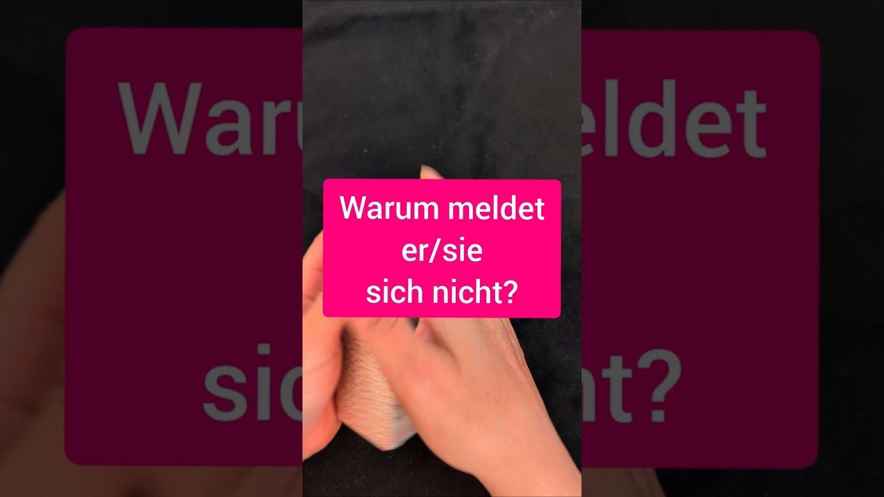 Leia mais sobre o artigo Warum meldet er/sie sich nicht? #tarot #orakelkaarten #tarotreading