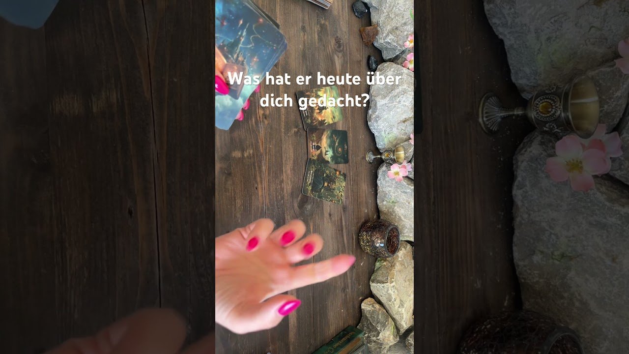 No momento, você está visualizando Was möchte er dir sagen ? #liebe #orakelheute #tarot #herzensmenschen