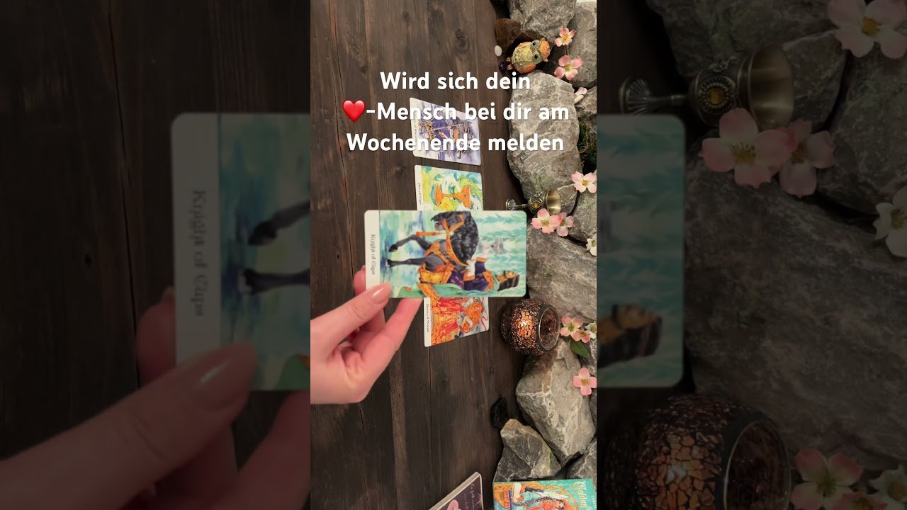 No momento, você está visualizando Wird sich dein Herzens- Mensch am Wochenende bei dir melden? #liebe #orakelheute #tarot