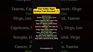 Leia mais sobre o artigo Your Zodiac Signs Realest Trait Revealed 🔥 #zodiac #zodiacsigns #astrology #horoscope #tarot