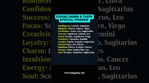 Leia mais sobre o artigo Zodiac Sign & Their Special Powers #zodiac #zodiacsigns #astrology #horoscope #tarot
