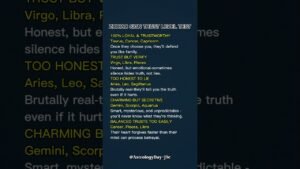 Leia mais sobre o artigo Zodiac Signs Trust Level Test Exposed #zodiac #zodiacsigns #astrology #horoscope #tarot