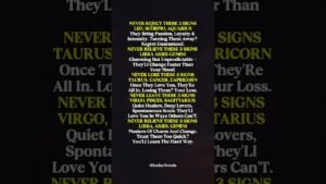 Leia mais sobre o artigo Zodiac Signs You Should Never Ignore #zodiac #zodiacsigns #astrology #horoscope #tarot