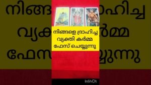 Leia mais sobre o artigo കർമ്മം ഫേസ് ചെയ്യുന്നു #tarot #shortsfeed #shortvideo