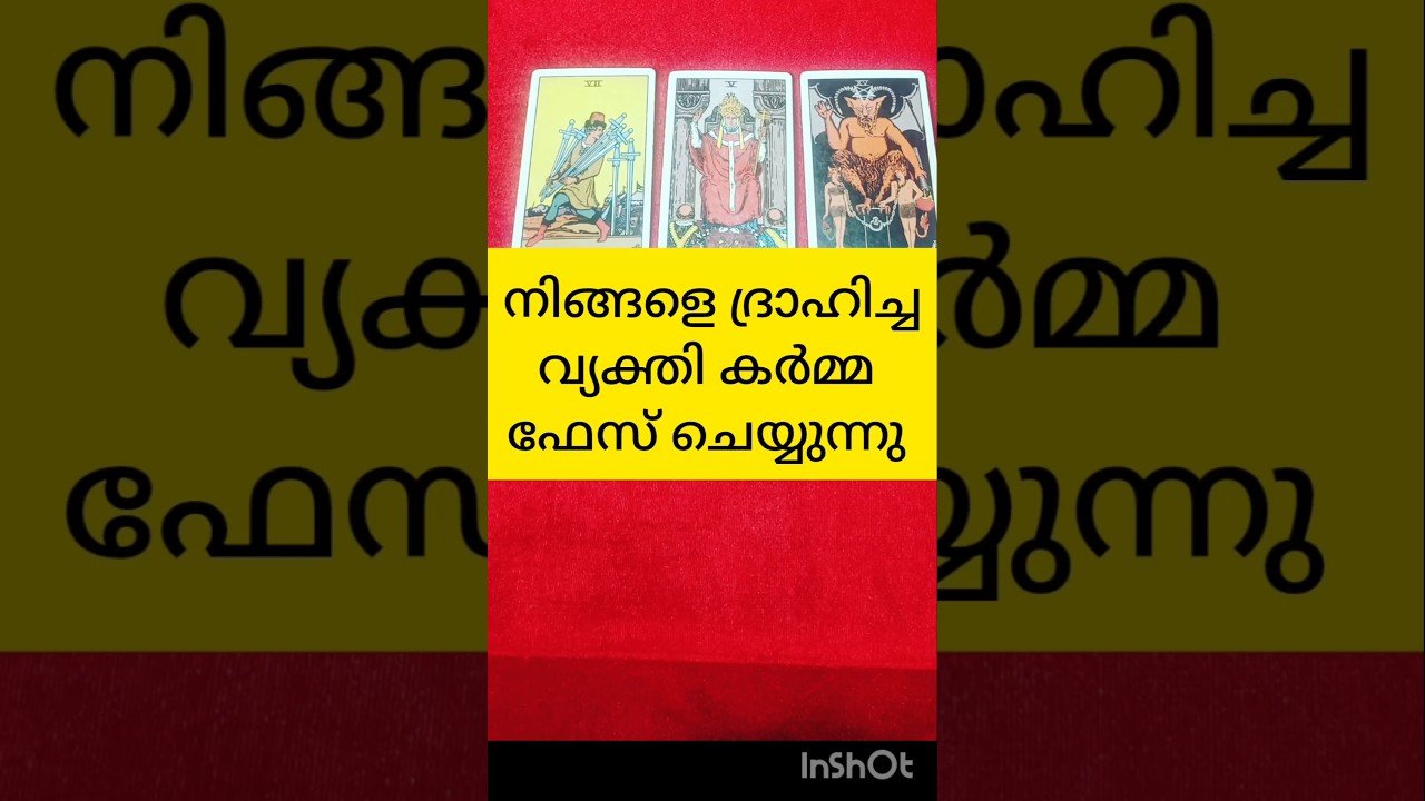 No momento, você está visualizando കർമ്മം ഫേസ് ചെയ്യുന്നു #tarot #shortsfeed #shortvideo