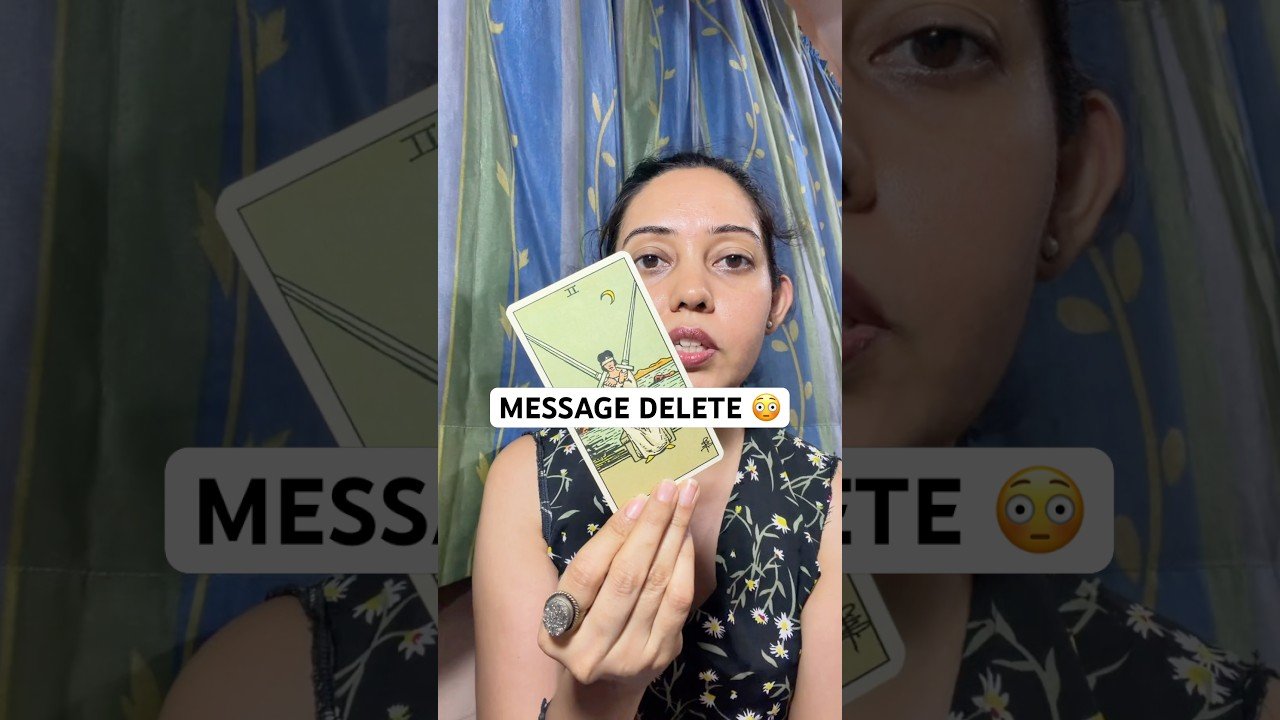 No momento, você está visualizando उन्होंने message type किया … फिर delete कर दिया 😳 #tarot #hindi #shorts