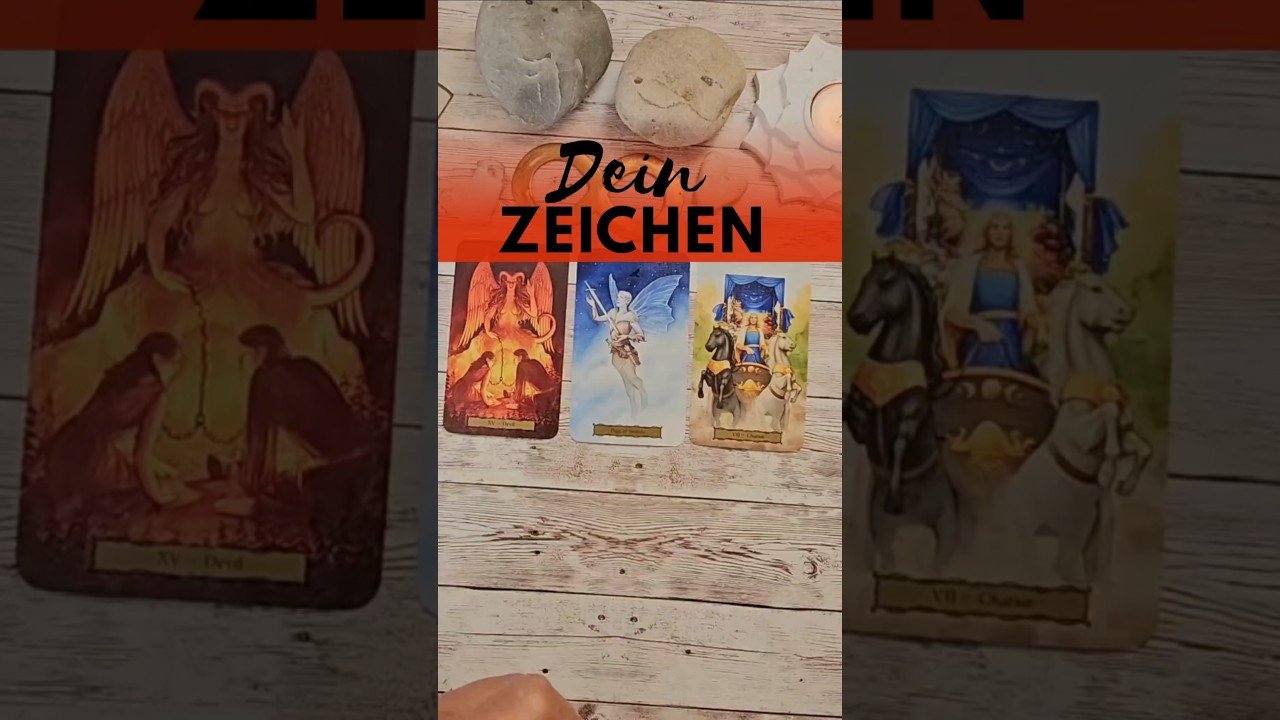 No momento, você está visualizando 💫Achte auf ZEICHEN! #tarot #liebe