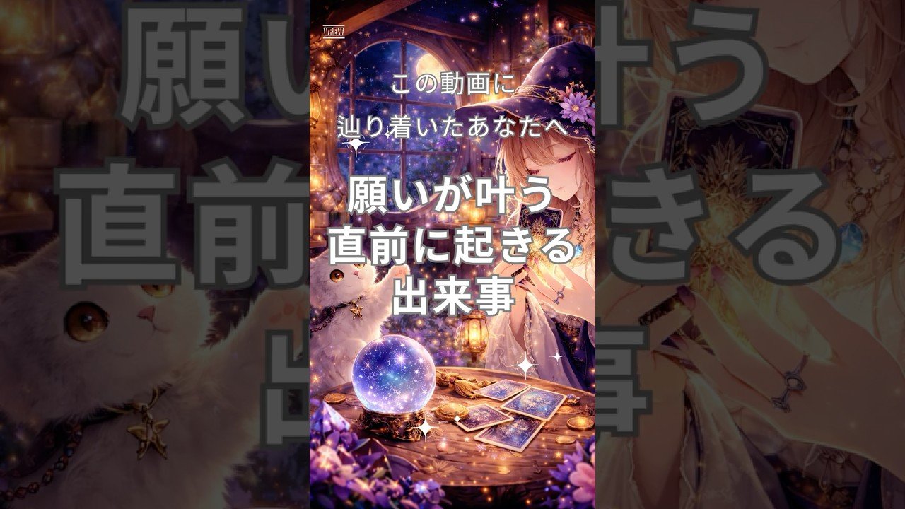 No momento, você está visualizando 【その偶然、ただの偶然じゃありません！】チャンスはすでに近くまで来ています🥰『願いが叶う直前に起きる出来事🌈✨』 #占い #ルノルマンカード  #カードリーディング #見た時がタイミング