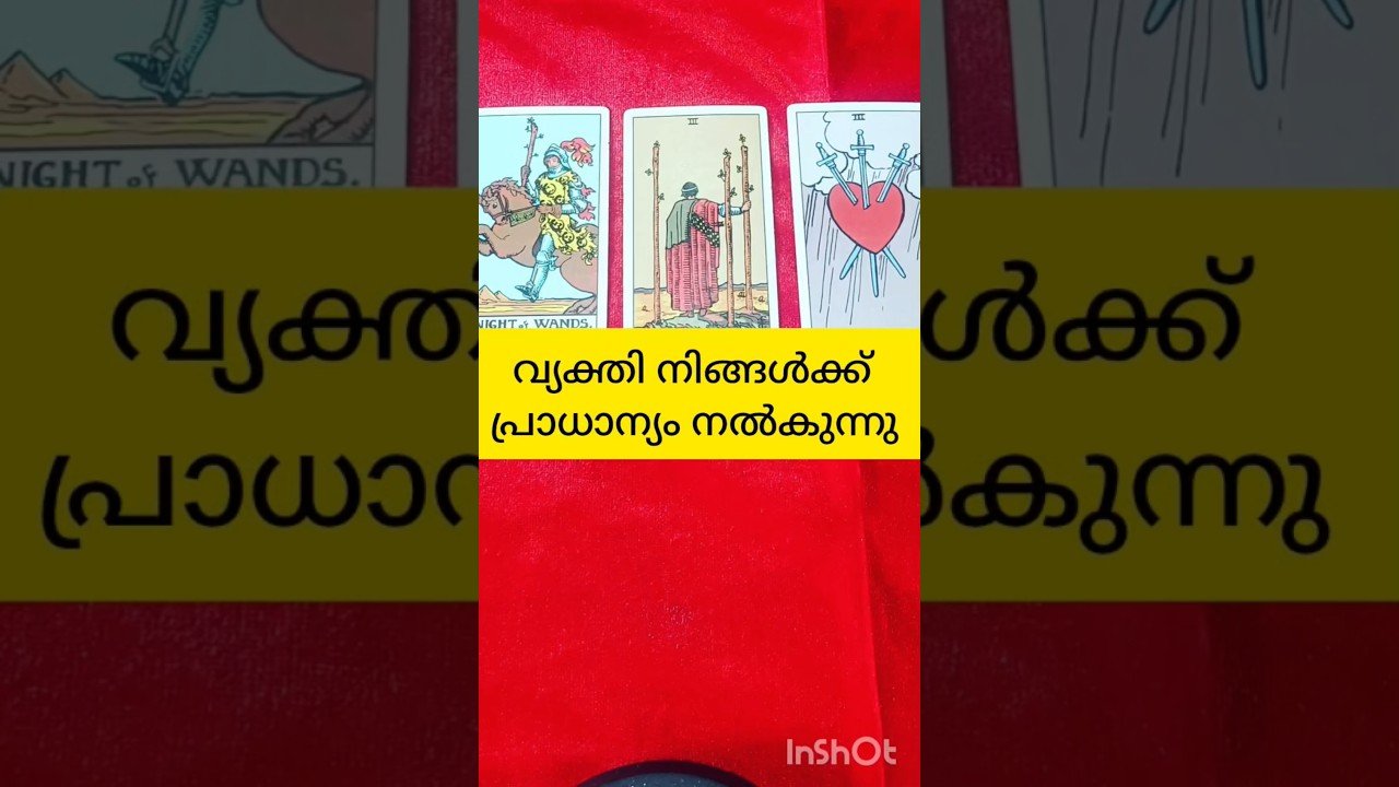 No momento, você está visualizando വ്യക്തി നിങ്ങൾക്ക് പ്രാധാന്യം നൽകുന്നു #tarot #shortvideo #shortsfeed