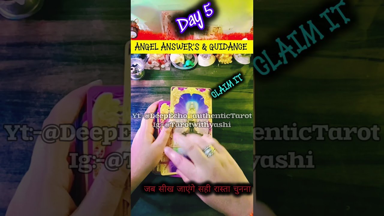 No momento, você está visualizando Day5💯angel answer’s &guidance of the day🧿#reels #tarot #trending #viral #love #viralvideo #ytshorts