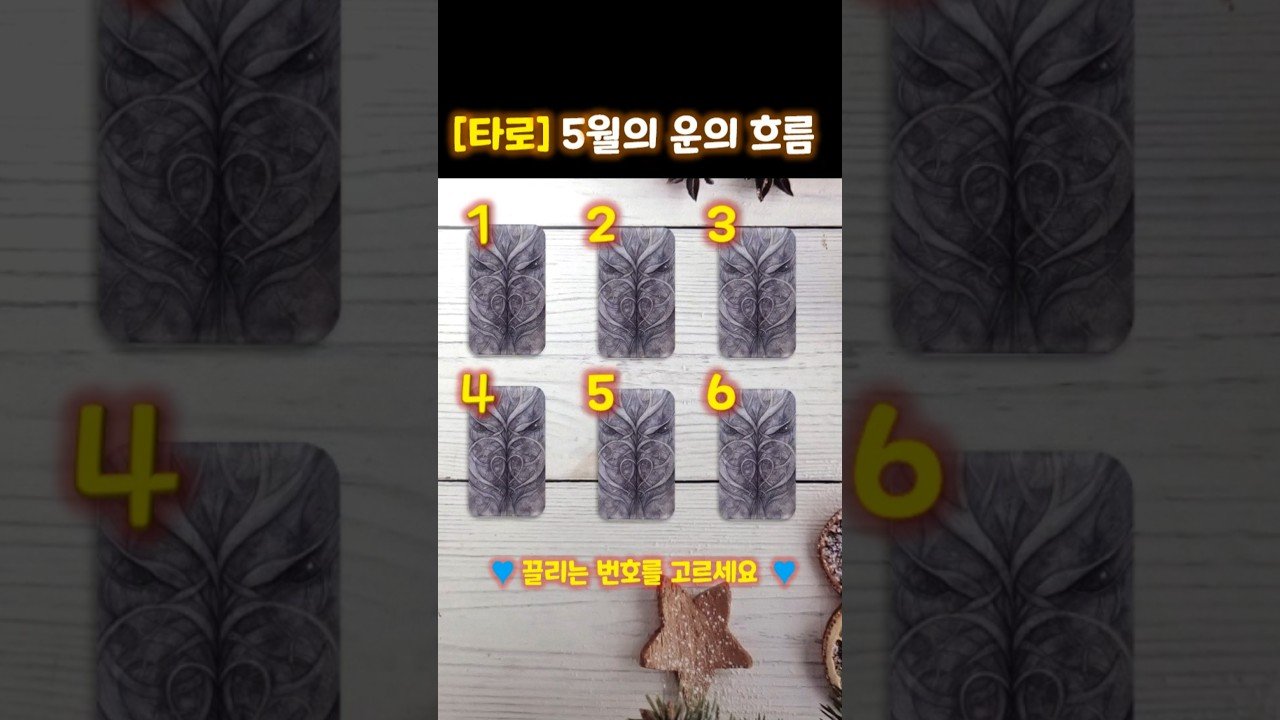 No momento, você está visualizando 🌹 5월, 운의 흐름은 어떨까? 🌸 #타로  #tarot