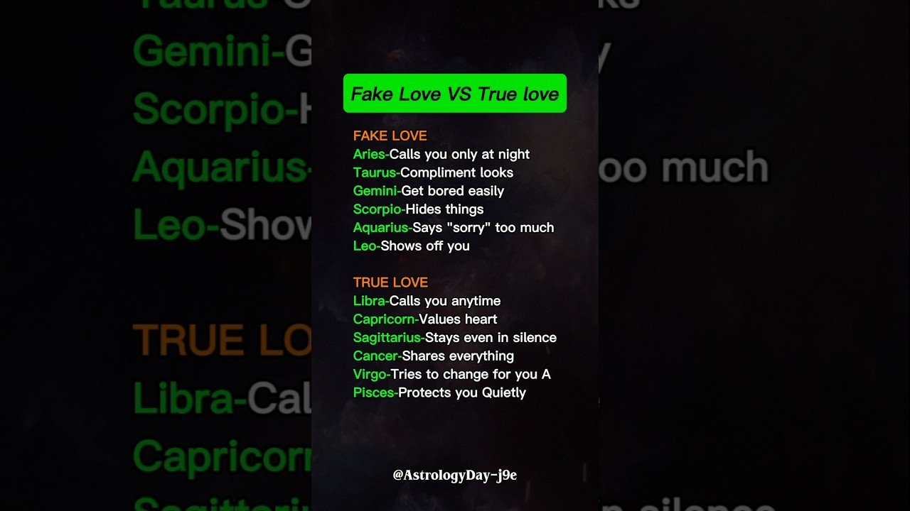 No momento, você está visualizando FAKE LOVE vs TRUE LOVE: Choose Wisely #zodiac #zodiacsigns #astrology #horoscope #tarot