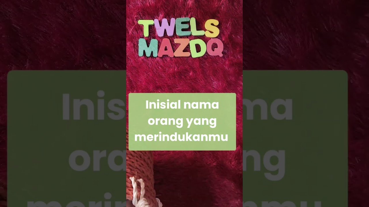 No momento, você está visualizando Inisial nama orang yang merindukanmu 👩‍❤️‍👨 #tarot #tarotreading #gemintangtarot