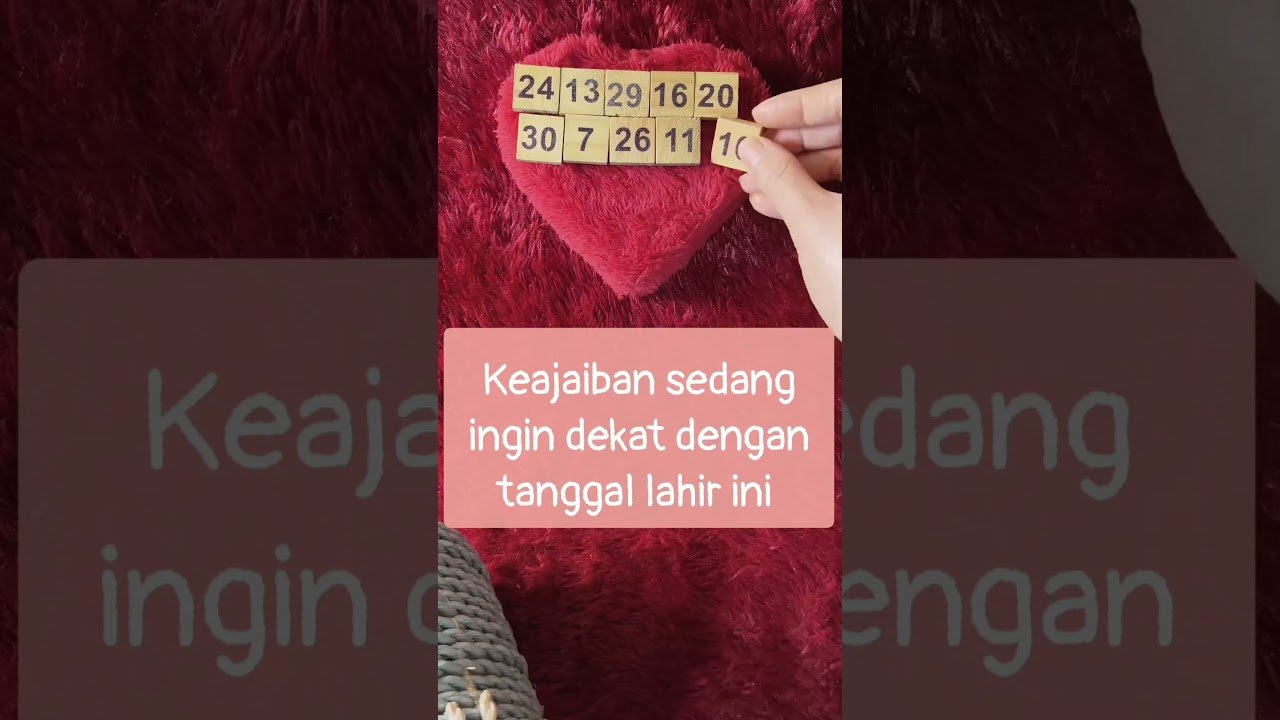 No momento, você está visualizando Keajaiban sedang ingin dekat dengan tanggal lahir ini 🍀 #tarot #gemintangtarot