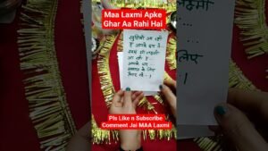 Leia mais sobre o artigo Maa Laxmi Apke Ghar Aa Rahi Hai 🙏#tarot #reading #blessings #maalaxmi #shorts #shivshakti