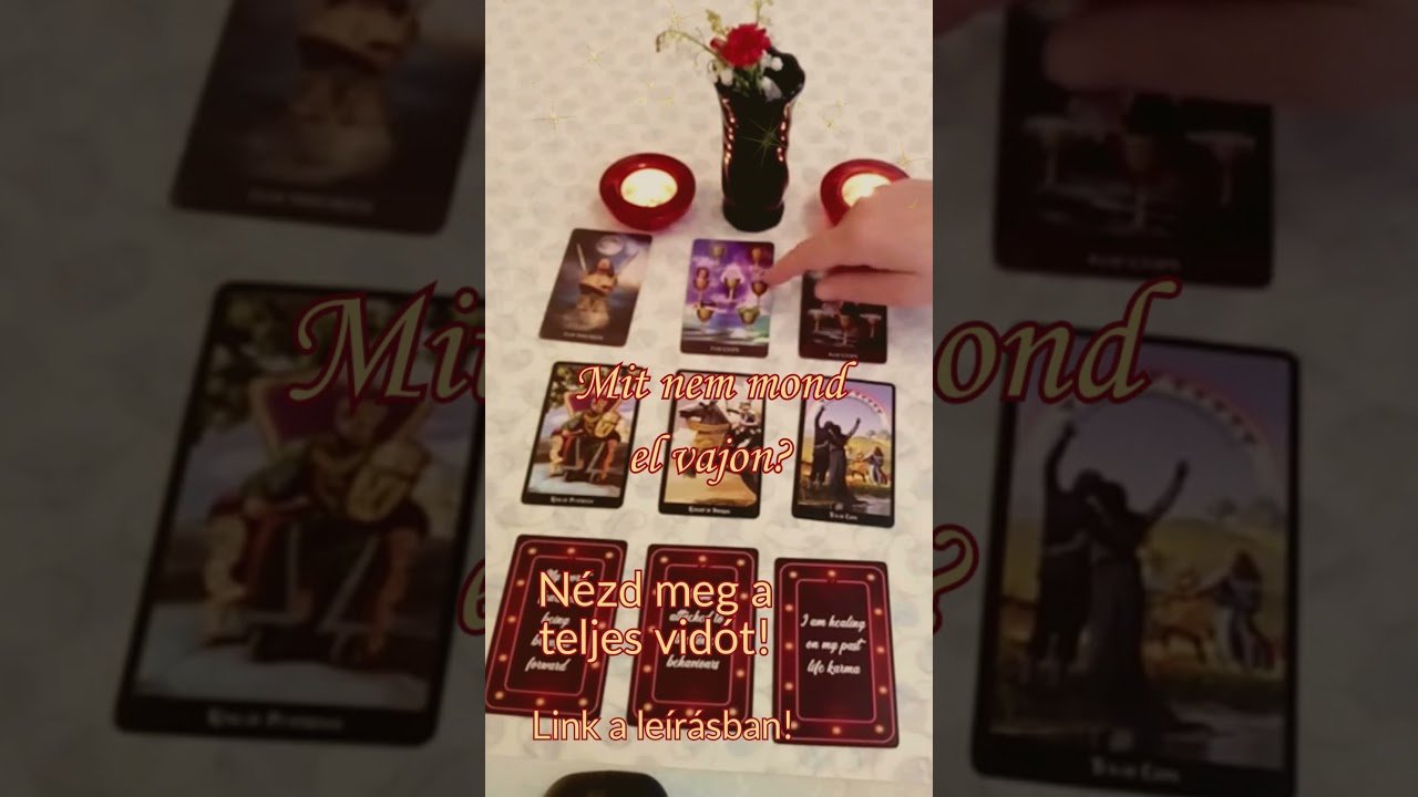 No momento, você está visualizando Mit nem mond el vajon? 🤔⏳🌼 #like # #tarot #life