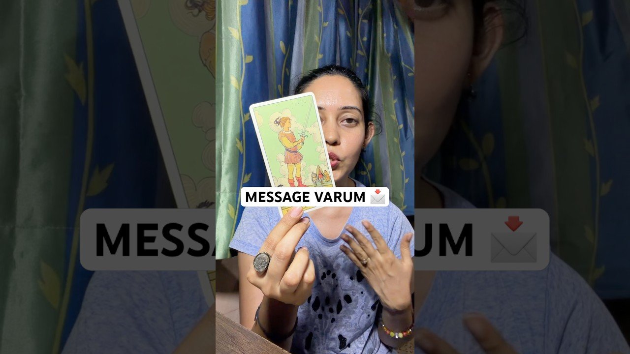 No momento, você está visualizando Ningalkku oru message varan pokunnu… valare vegam 😳 #malayalam #tarot #shorts