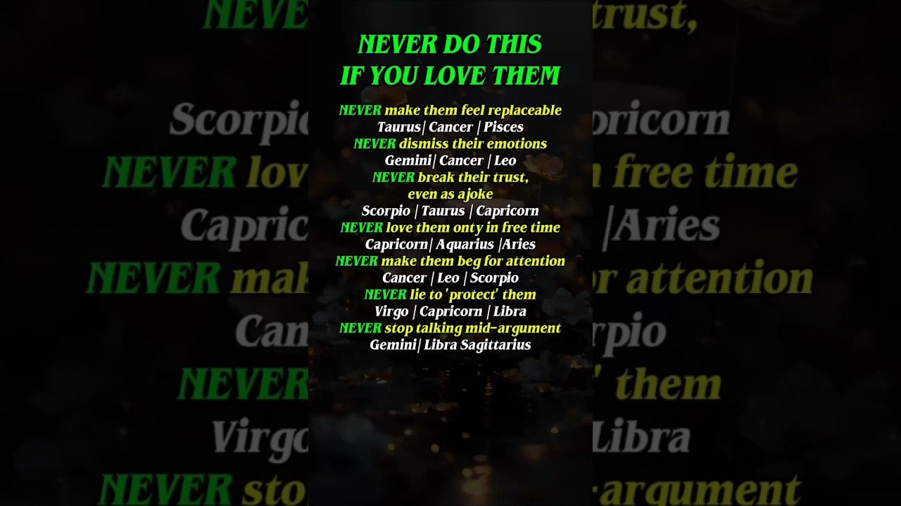 No momento, você está visualizando Protect Your Relationships – Zodiac Edition☀️💫#zodiac #zodiacsign #astrology #horoscope #tarot