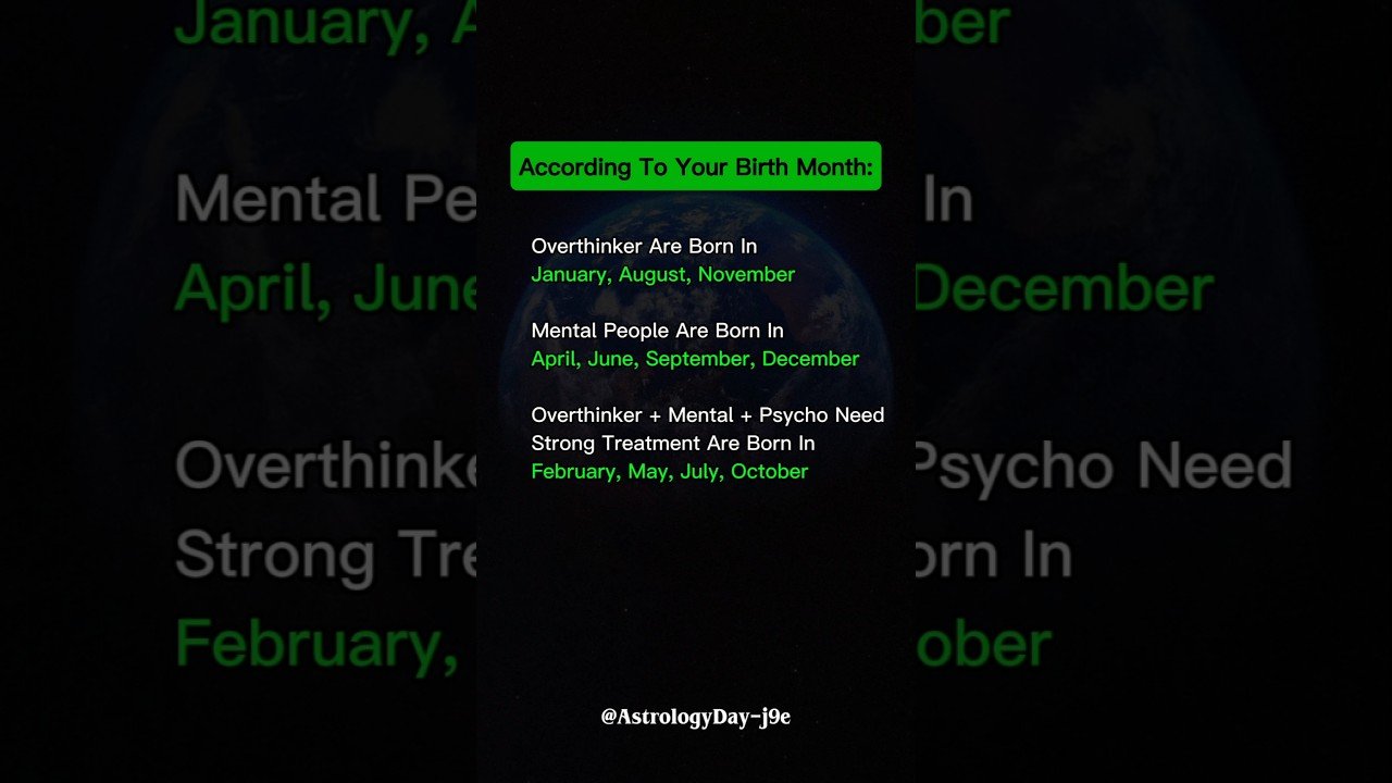 No momento, você está visualizando Ranking Your Personality According To Your Birth Month #zodiac #astrology #horoscope #tarot