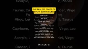 Leia mais sobre o artigo The Realest Traits Of Every Zodiac Sign That Nobody Talks About #zodiac #astrology #horoscope #tarot