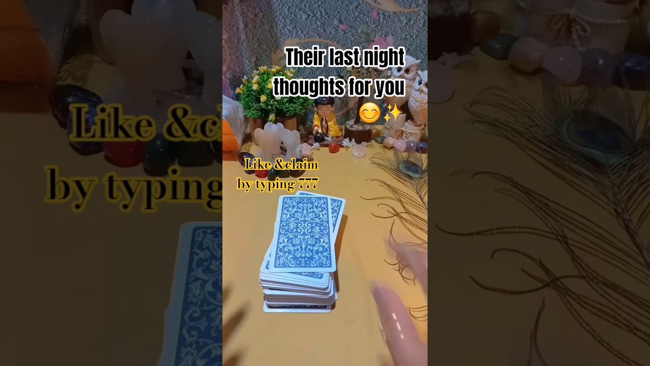 No momento, você está visualizando Their last night thoughts for you 😊✨️#tarot #tarotreading #divine #zodiac #music