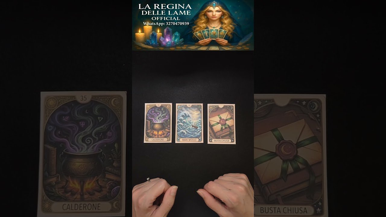 No momento, você está visualizando TI DICO COSA PROVA DAVVERO! #tarot
