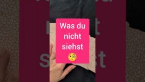 Leia mais sobre o artigo Was du momentan nicht siehst 🧐 #tarot #gratistarot #orakel