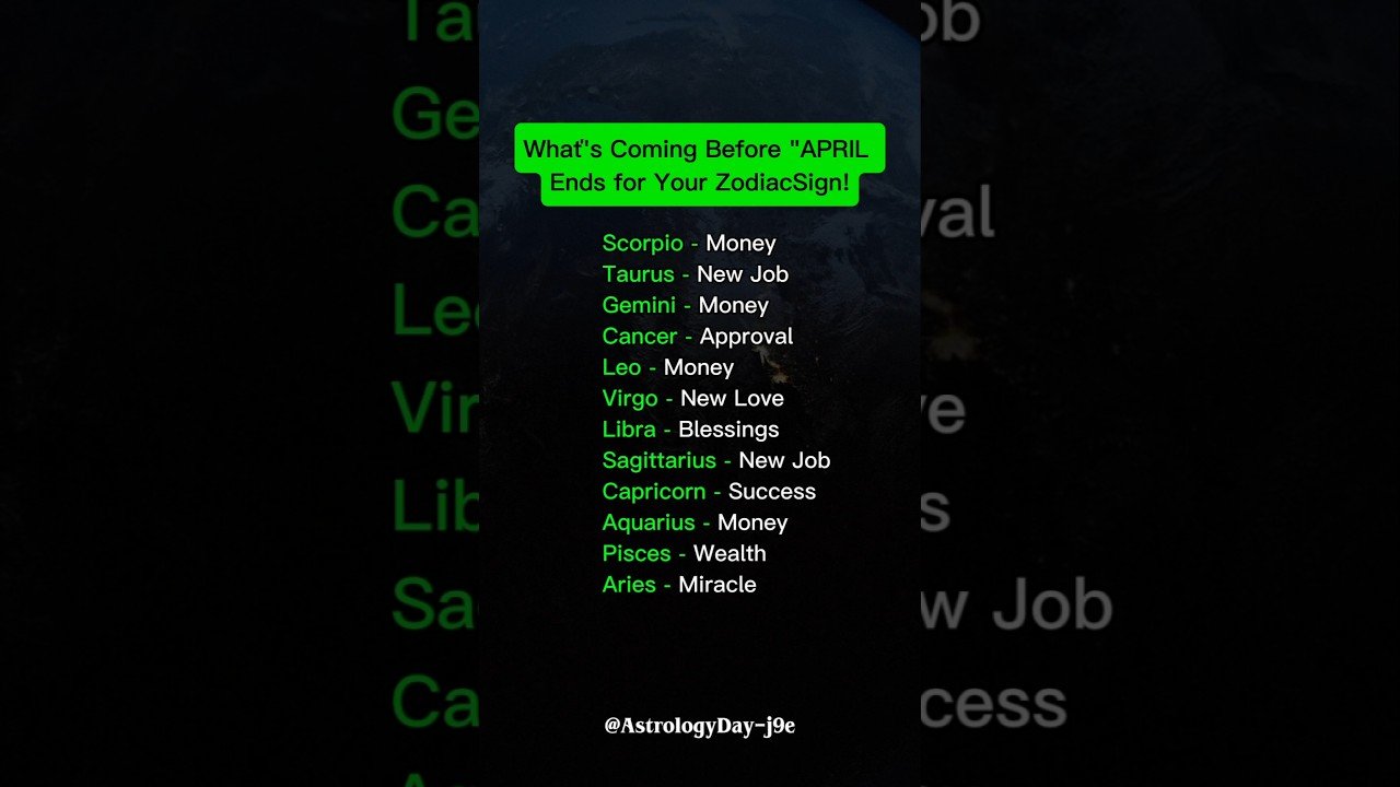 No momento, você está visualizando What’s Coming Before April Ends #zodiac #zodiacsigns #astrology #horoscope #tarot