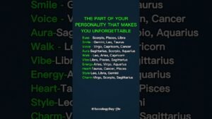 Leia mais sobre o artigo Your Most Unforgettable Personality Trait Revealed #zodiac #zodiacsigns #astrology #horoscope #tarot