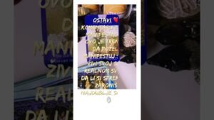 Leia mais sobre o artigo Zaprati kanal i użivaj u videima i porukama #tarot #tarotreading #porukadana