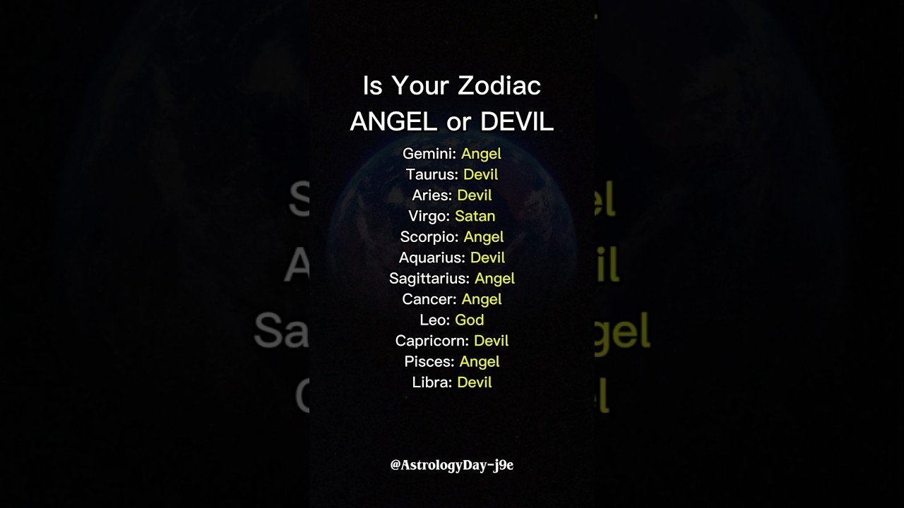 No momento, você está visualizando Zodiac Ranking: ANGEL or DEVIL? #zodiac #zodiacsigns #astrology #horoscope #tarot