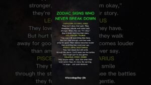 Leia mais sobre o artigo Zodiac Signs Who Never Break Down (Unstoppable) #zodiac #zodiacsigns #astrology #horoscope #tarot
