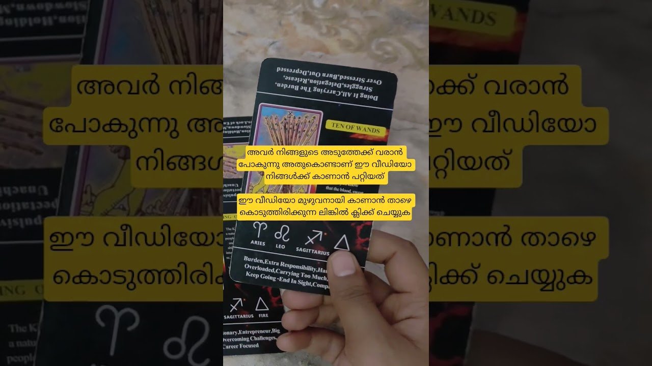 No momento, você está visualizando ഈ വീഡിയോ നിങ്ങൾക്കുള്ളതാണ് കാരണം അവർ നിങ്ങളുടെ അടുത്തേക്ക് തിരിച്ചുവരാൻ പോകുന്നു #tarot #lovetarot