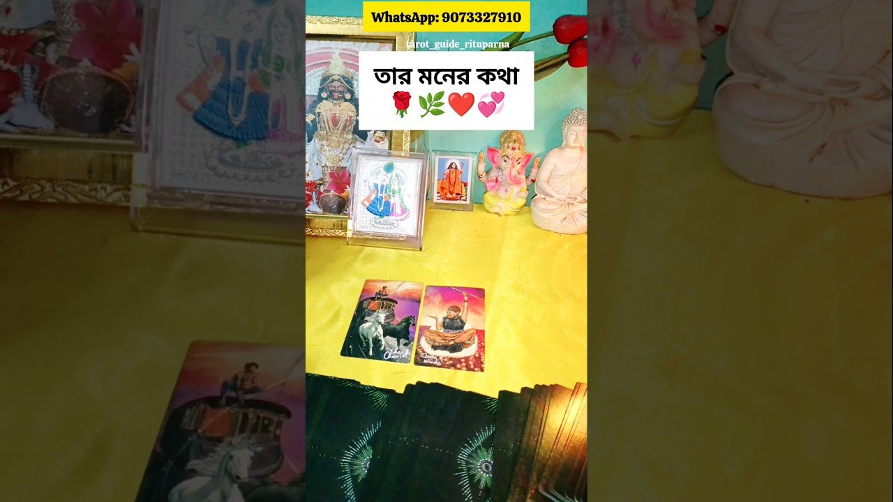 No momento, você está visualizando তার মনের কথা🌹🌿 #tarot #tarotshorts #banglatarot #soulmate #tarot @tarot_guide_rituparna