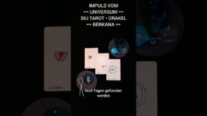 Leia mais sobre o artigo ☄ IMPULS VOM UNIVERSUM 📣 ABLENKUNG • BERKANA • #tarot #rune #orakel ☉