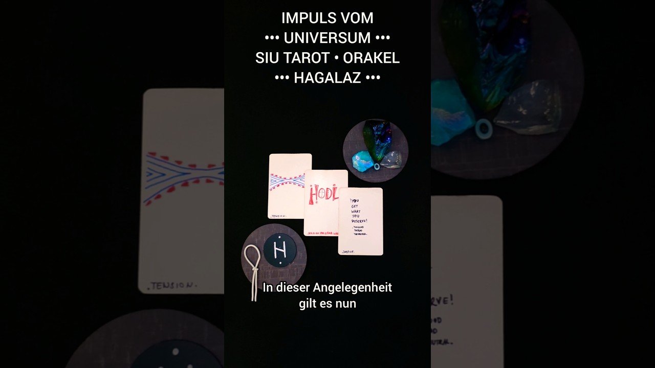 No momento, você está visualizando ☄ IMPULS VOM UNIVERSUM 📣 NERVEN • HAGALAZ • #tarot #rune #orakel ☉