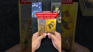 Leia mais sobre o artigo 3 KEBERUNTUNGAN YANG TERJADI KEPADA KAMU JUMAT 22 MEI 2026 #tarot #tarotreading