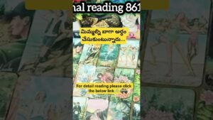 Leia mais sobre o artigo మిమ్మల్ని బాగా అర్థం చేసుకుంటున్నారు#telugu #tarot #life #day #love #breakup #sad #viral #trending