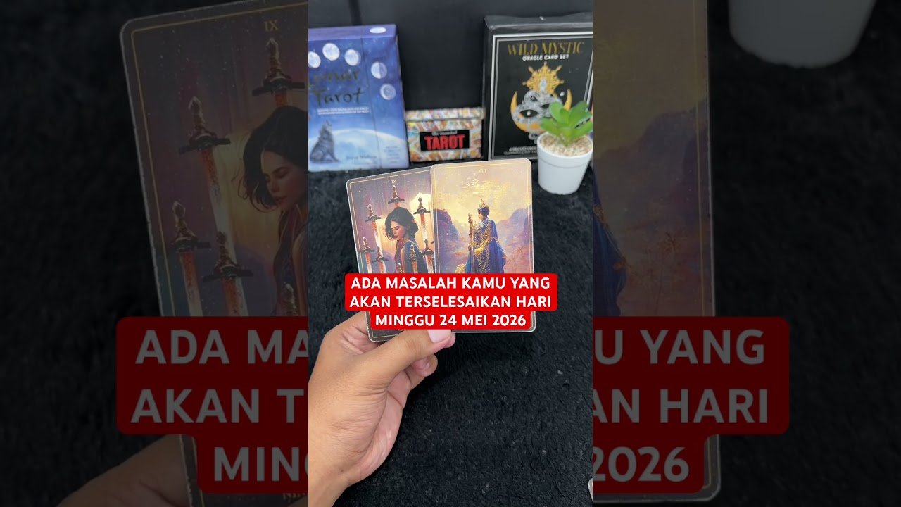 No momento, você está visualizando ADA MASALAH KAMU YANG AKAN TERSELESAIKAN HARI MINGGU 24 MEI 2026 #tarot #tarotreading