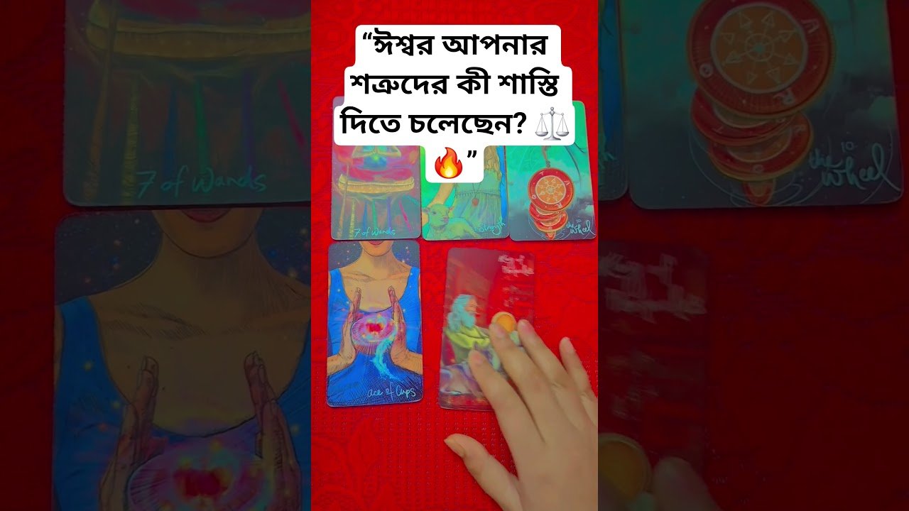 No momento, você está visualizando “ঈশ্বর আপনার শত্রুদের কী শাস্তি দিতে চলেছেন? ⚖️🔥”#pickacard #tarot #youtubetarot #justice #viral