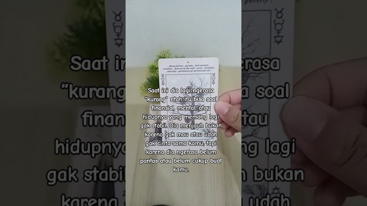 No momento, você está visualizando Apa Dia Akan Kembali? #tarot #tarotreading #shorts