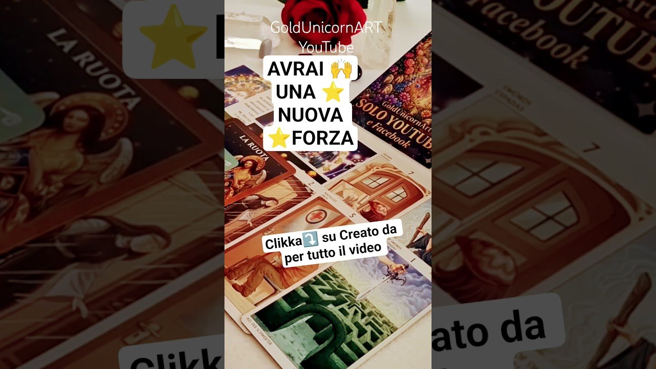 No momento, você está visualizando Avrai una Nuova FORZA #shorts #tarocchi #tarot #goldunicornart